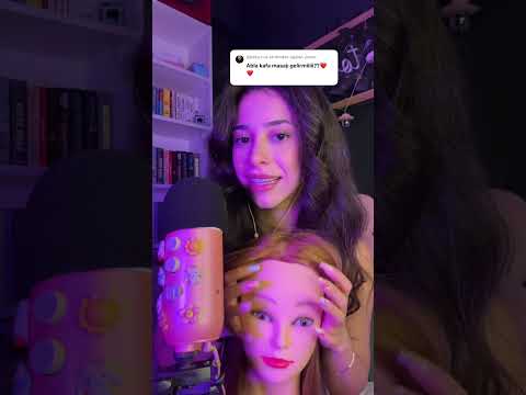 💆🏻‍♀️ KAFA MASAJI #asmr 💕💆🏻‍♀️