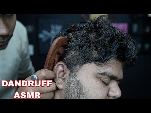 Satisfying Dandruff Removal ASMR Massage For Cure Your Insomnia | ASMR Comb Scratching Massage