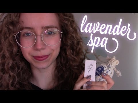 ASMR Pampering at the Lavender Spa 🪻🫧 whispered role-play (relaxing personal attention)