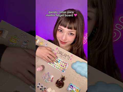 fiz meu primeiro fidget board 🥹 #asmr #satisfying