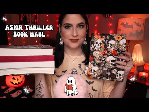 ASMR Thriller Book & Book Accessories Haul 📚👻