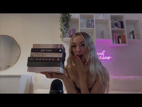 ASMR | BOOK TALK für puuuure Gänsehaut📚 (german/deutsch)
