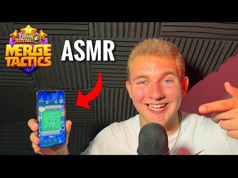 ASMR Playing Merge Tactics (Clash Royale)