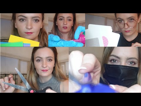 ASMR FASTEST Cranial Nerve Exam, Eye exam, lice check, dentist, haircut