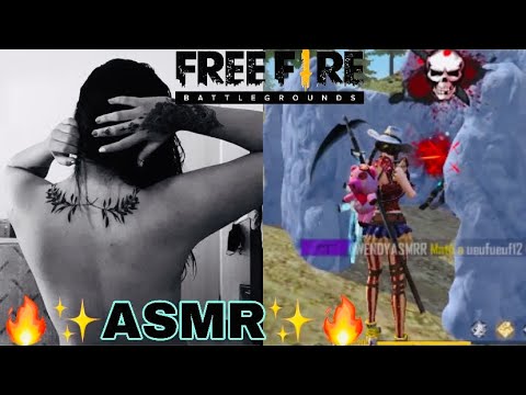 🔥👀 ASMR 🥵 JUGANDO FREE FIRE EN CLASIFICATORIA CON CHICLE🔥👀