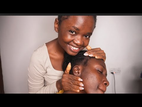 ASMR EARCLEANING WITH FAKE SPIT PAINTING 😴😴