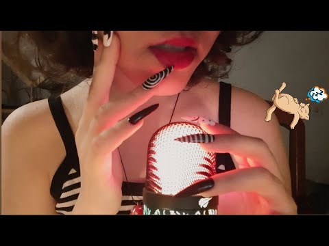 ASMR | Inaudible WHISPERING and nail tapping 🗣💅