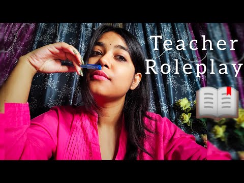 ASMR HINDI| SWEET TEACHER ROLEPLAY [EXPLAINING YOUR FAVOURITE CHILDHOOD RHYMES]