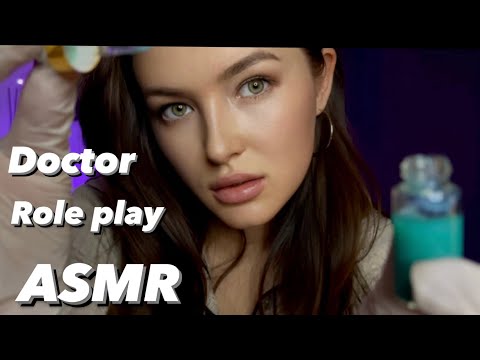 АСМР Нежные тесты врача аллерголога ASMR Allergy Test / Medical Role play