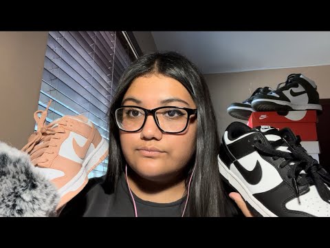 ASMR ~ SHOE COLLECTION 👟 + TAPPING , SCRATCHING, & RAMBLING