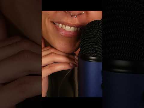 super close mouth sounds #asmr (smile sounds) 😴