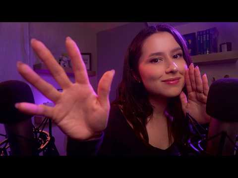 Deep Sleep ASMR ✨ Gentle Hand Movements, Mouth Sounds & ASMR Hand Sounds for Tingles (4K Whispering)