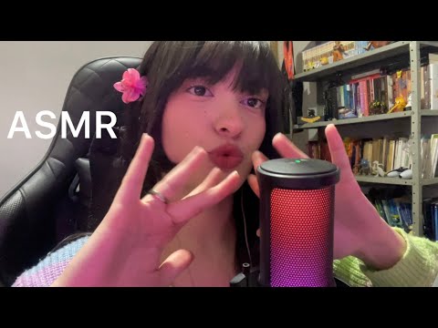 ASMR | Sons de Boca + Gatilhos Visuais (movimentos na tela e objetos aleatórios) 