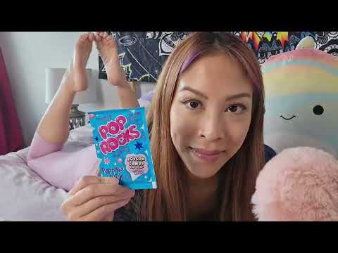 Pop Rocks Mouth Sounds ASMR | Popping Crackling Crunchy Tingles | Candy Cracking Noises | No Talking