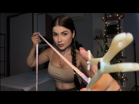 ASMR | Personal Trainer tira suas medidas 📏
