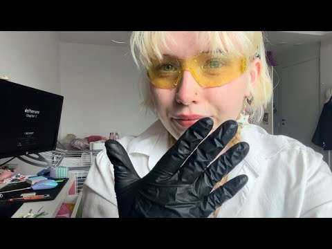 lofi asmr! [subtitled] skincare roleplay! pimple plucking!