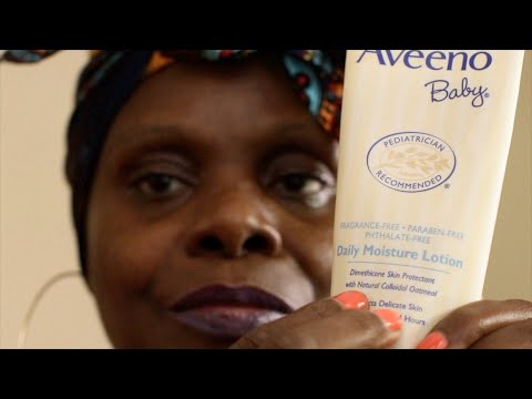 Using Aveeno Baby Lotion To ASMR Moisturize Your Body