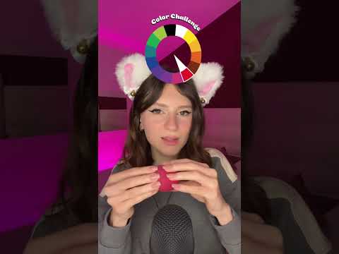 #ASMR 1 TRIGGER PER 1 COLORE ❤️ #asmrsounds #asmrvideo #asmrtriggers #asmrmouthsounds #asmrshorts