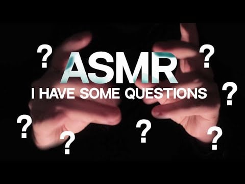 ASMR HAND SOUNDS⭐I Have Some Questions For You. Finger Fluttering and Tapping Sounds