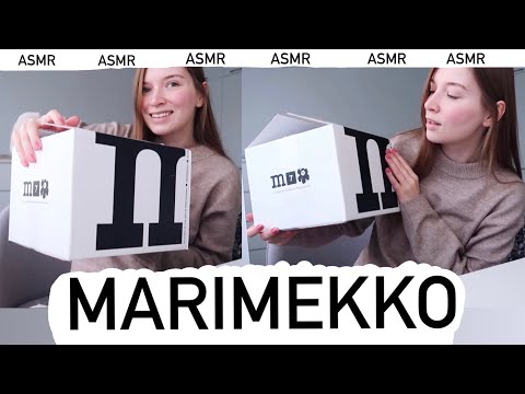 ASMR suomi - MARIMEKKO YSTÄVÄMYYNTI unboxing & esittely