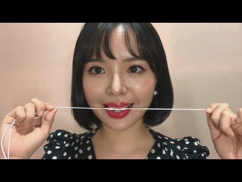 [이어폰 ASMR] 노토킹ㅣ※자극적※ 요청↑↑ 이어폰 마이크 냠냠, 깨물기, 입소리 Earphone Mic Biting, Nibbling, Mouth Sounds