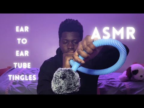 ASMR Ear To Ear Tingle Tubes At 100% Sensitivity For Floating Relaxation #asmr