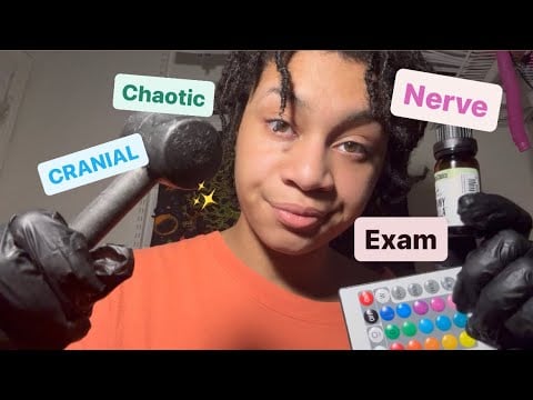 ASMR - Chaotic Cranial Nerve Examination (Rex)
