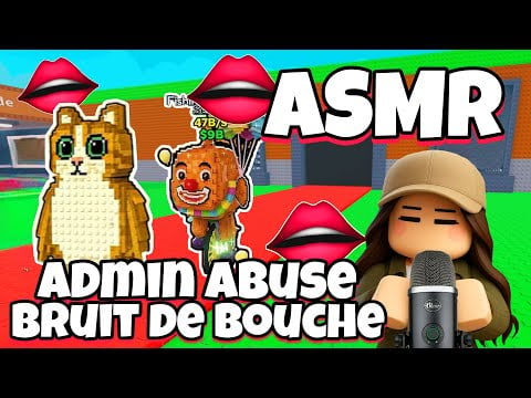 ASMR Français • BRUIT DE BOUCHE SUR STEAL A BRAINROT CRAFT MACHINE ! 😴
