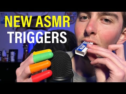 ASMR Testing Brand New Tingle Inducing Triggers