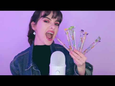 ASMR FR | Dégustation de Jelly Straws 😋 (mouth sounds crépitants)