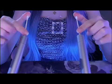 The Most Relaxing ASMR Ear Cleaning Ever with Feathers, Ponytail Silk & Sponge Taps (No Talking)