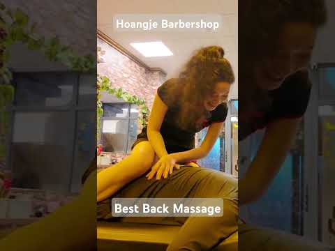 The Best Back Massage is done at Hoangje Barbershop in Ho Chi Minh City #HoangjeBarbershop