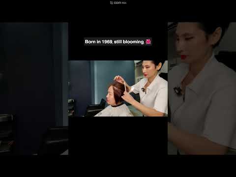 Hair salon ASMR visual and auditory activation #Short bob cut makes you look young and sophistica