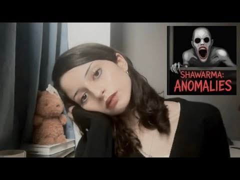 ASMR playing roblox horror ༄.° shawarma : anomalies