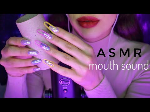 asmr fast mouth sound👄💤 + tapping sound