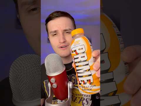 NEW PRIME DRINK FLAVOR TASTE TEST (ASMR) #shorts #asmr #food