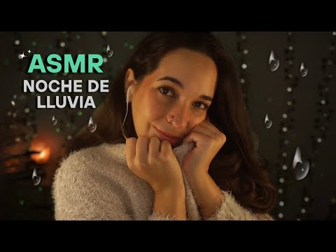 ASMR Noche de lluvia relajante para dormir 🌧