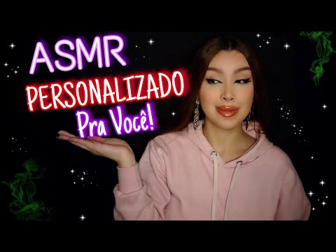 ASMR PERSONALIZADO PRA VOCÊ!💤 Muitos Sussurros e Triggers