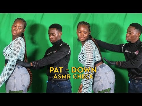 ASMR TSA Security Check - Fast & Aggressive Pat Down Roleplay Soothing Whispers & Relaxing Sounds