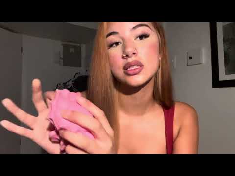 ASMR slime sounds and a chit chat 💕