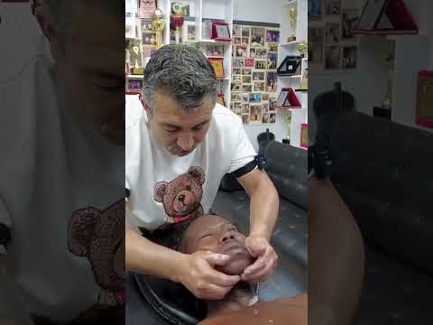 #massage #asmr #sleeprelief #turkishbarber #massagetherapy #relaxingmassage #skincare #shorts