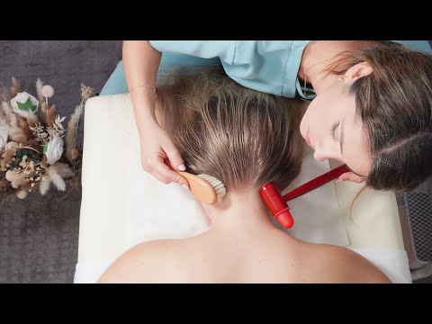 ASMR Scalp Treatment & Nape Massage | Unintentional Style Real Person, Soft Spoken Medical Role-play