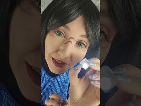 ASMR Starfleet Doctor Checks Your Eyes #shorts