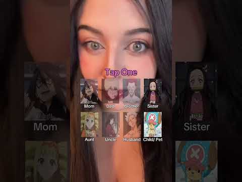 ASMR : MONTANDO MINHA FAMÍLIA ANIME COM FILTRO #asmr #animes