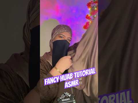 🧕🏼Silently wearing my hijab ASMR #asmrmakeup