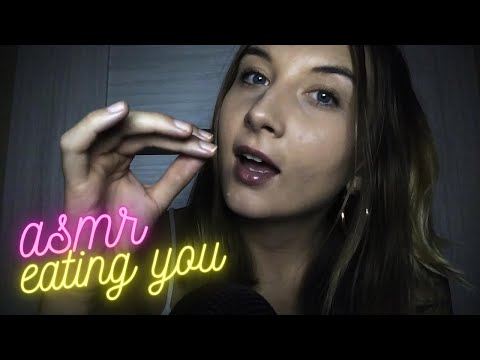 ASMR| eating you om nom nom nom (mouth sounds)