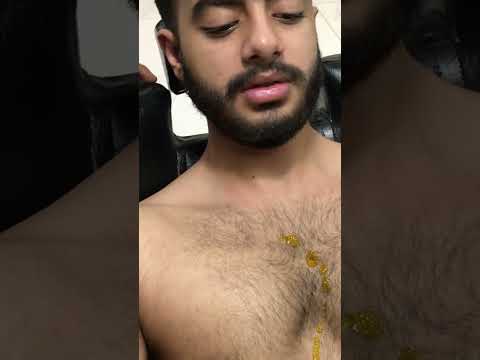 Chest massage #asmrsounds #asmr #chestmassage #chesthair #relax #massagetherapy #lahoribarber
