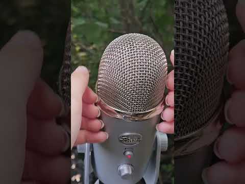 mic scratching outside #asmr #visualtingle #tingles #relax