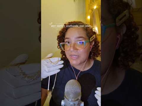 pov: ourives analisando suas jóias 😱 #asmr #relax #ourives #ourivesaria #pov #povs