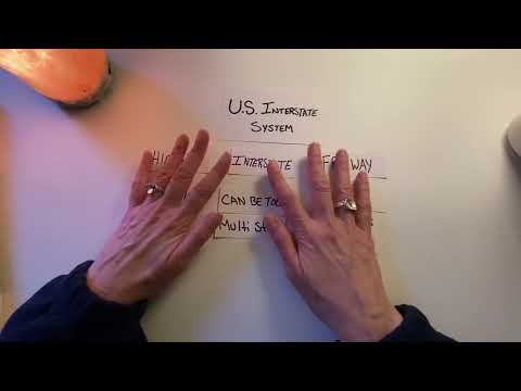 Let’s Whisper About the U.S. Interstate System ~ Educational ASMR